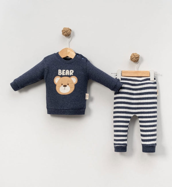 Ensemble 2 pièces Bear pour bébé Garçon 3 à 18 Mois