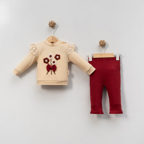 Ensemble  2 pièces pour bébé fille 3 à 18 Mois