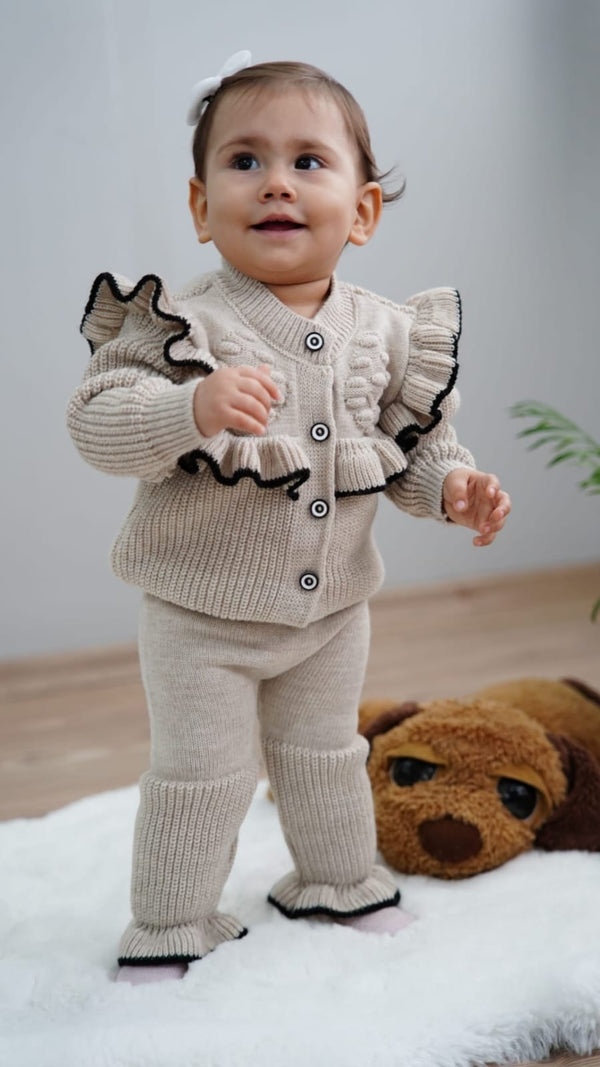 Ensemble 2 Pièces en Tricot de 6 à 24 Mois