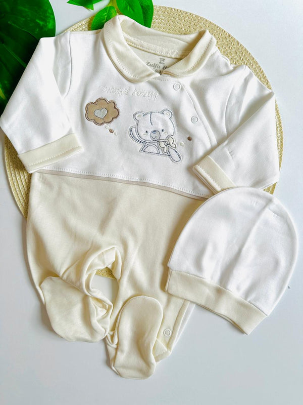 Grenouillère 2 Pièces Naissance 0-3 Mois