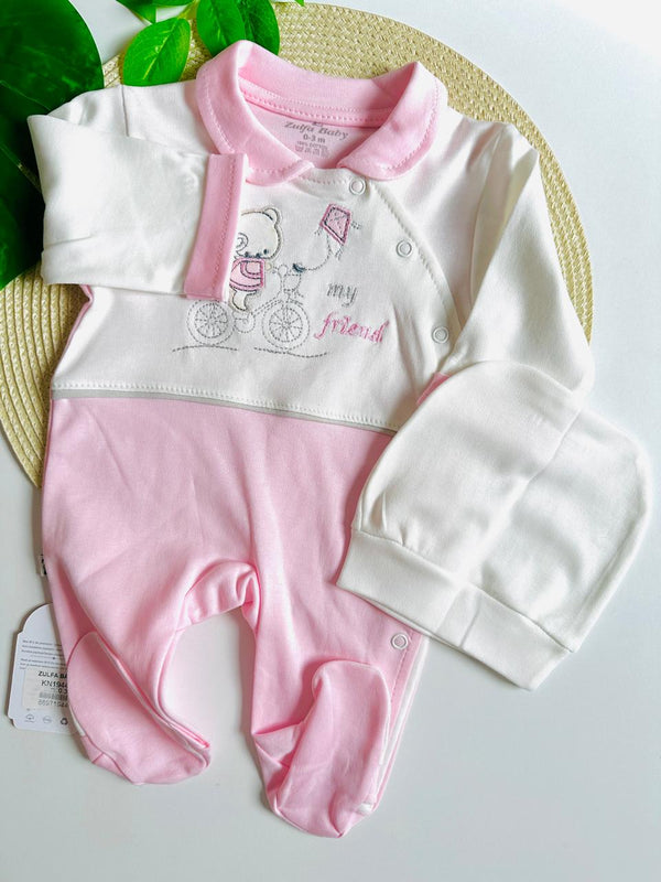 Grenouillère 2 Pièces Naissance 0-3 Mois