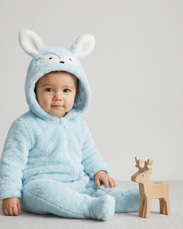 Grenouillère bébé Polaire chaude de 3 à 9 Mois