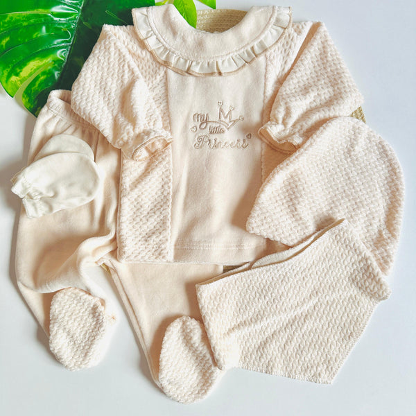 Pack 5 pièces موبرا Velours 0-3 Mois