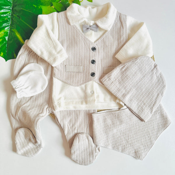 Pack 5 pièces موبرا Velours 0-3 Mois