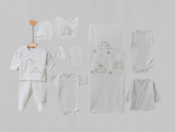 Pack Complet 10 pièces Coffret naissance 0-3 Mois